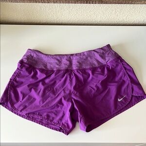 Nike Purple Athletic Shorts Training Gym Running Sz S